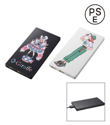 モバイルチャージャー6000 フラット/PSEマーク付の写真