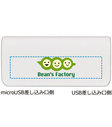 インクジェット印刷フルカラーの説明　表面 本体白