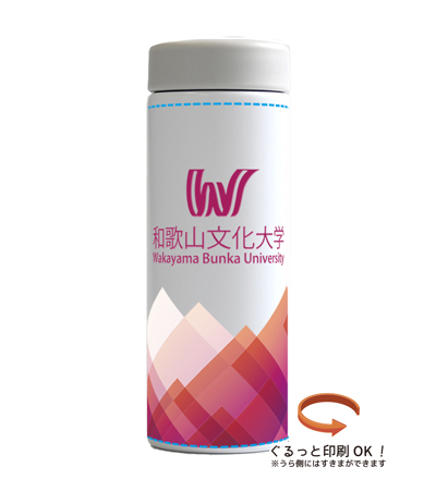 回転インクジェット印刷フルカラーの説明　側面