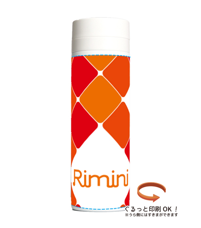 回転インクジェット印刷フルカラーの説明　側面