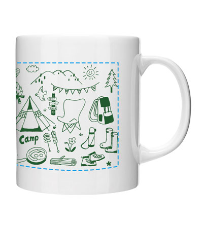 回転シルク印刷1色の説明 側面