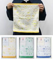 今治花柄ウォッシュタオル1枚