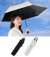 晴雨兼用 カラビナ付き手元折りたたみ傘1本