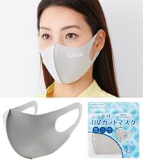 ひんやりUVカットマスク1枚入の画像