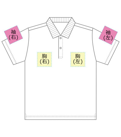 シルク印刷1色の説明　前面
