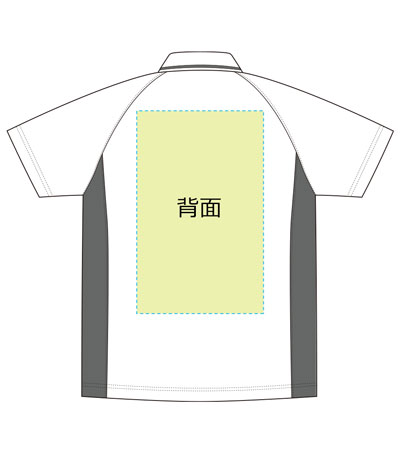 DTF転写印刷フルカラーの説明　背面