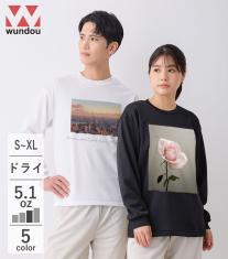 5.1オンス タフドライTシャツ（長袖） P175【ウンドウ】