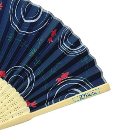 パッド印刷1色の説明　親骨