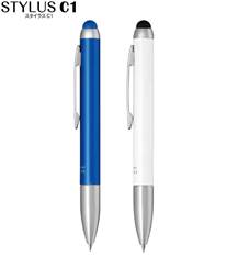 ゼブラ ツイスト式油性ボールペン付タッチペン0.7mm　スタイラス C1