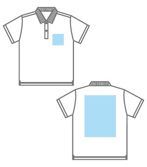 胸(左)+背面