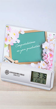 大人気！記念品のベストセラー！フォトフレーム電波時計