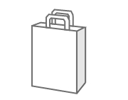 マチあり角底バッグ