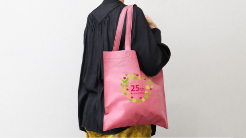 フルカラー印刷対応！記念品・周年グッズに人気の不織布バッグ