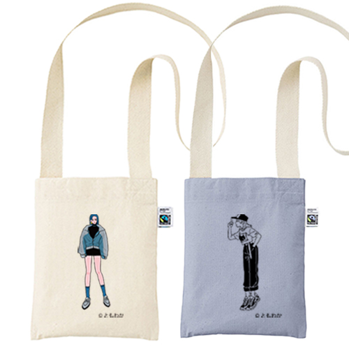 同人イベントでの販売品としてのサコッシュのイメージ