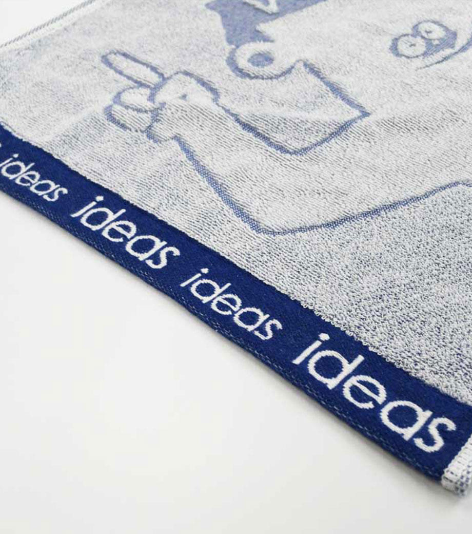 織り姫（上げ落ちジャガード）スポーツタオルの生地表面