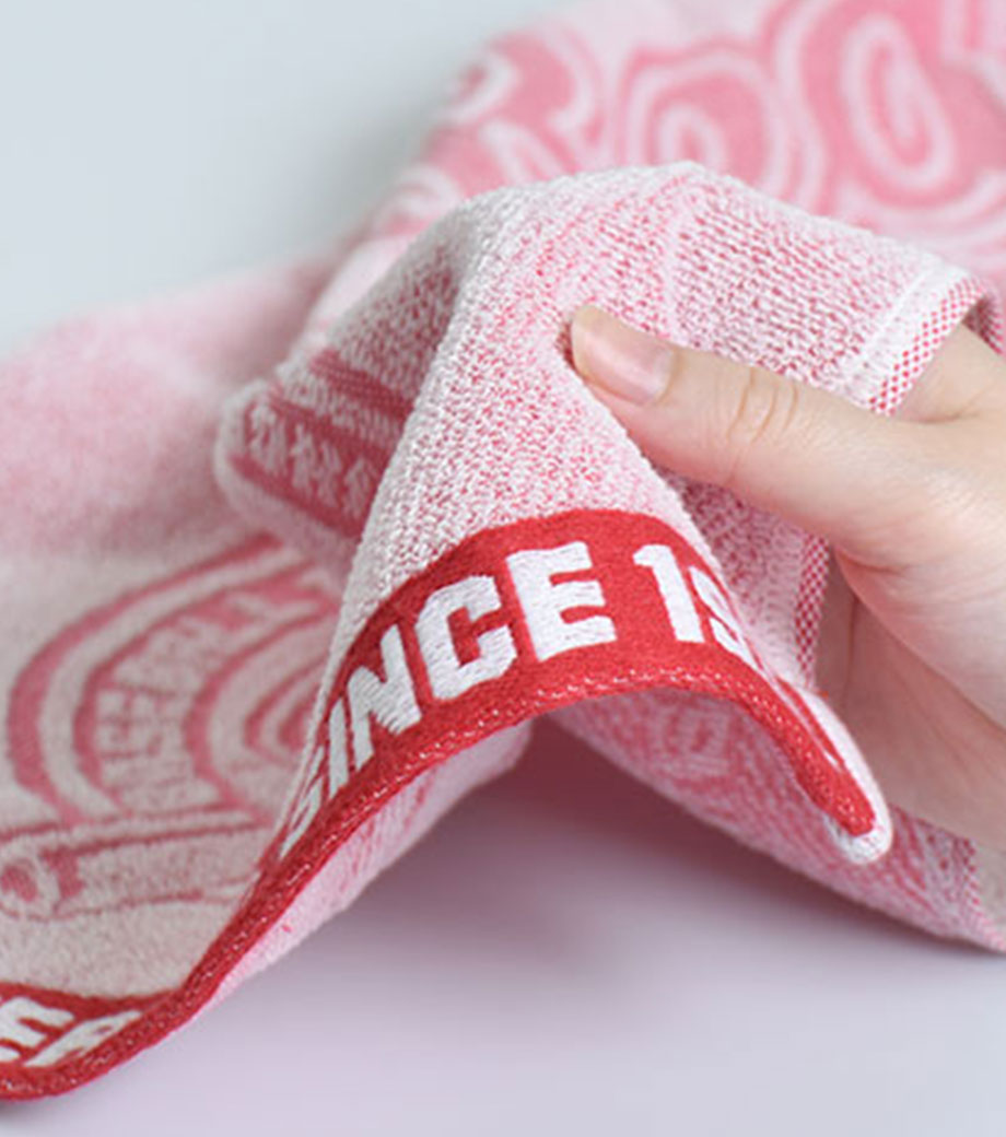 織り姫(上げ落ちジャガード) マフラータオルの生地イメージ