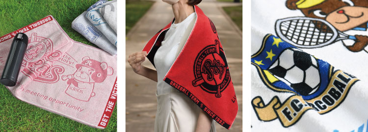 オリジナルフェイスタオル｜1枚から激安作成 名入れ・プリント