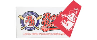 オリジナルリバーシブルフェイスタオル・昇華転写プリントの印刷例