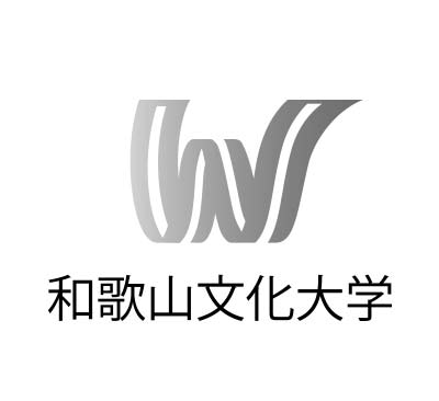 グラデーションで作られたロゴをグレースケールに調整したイメージ