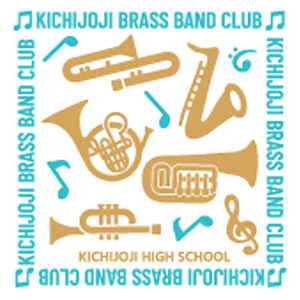 吹奏楽やブラスバンドのデザインテンプレートのイメージ