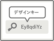 デザインキー発行イメージ