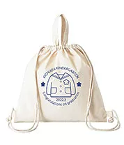 卒業記念品向け　2WAY コットンナップサック KD177002