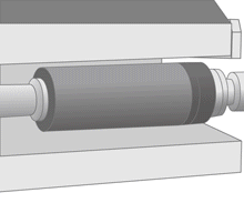 回転インクジェット印刷イメージ