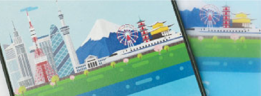 インクジェット印刷フルカラー　見本画像