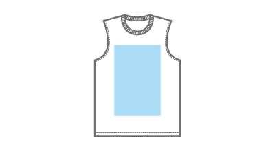 タンクトップのテンプレートイメージ