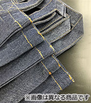 デニムバッグ 縫製二重縫い注意