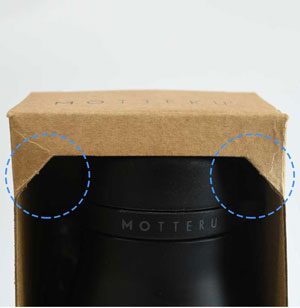 MOTTERU ショルダーサーモステンレスボトル　紙箱