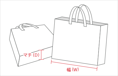 トートバッグ 角底タイプ