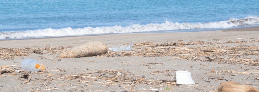 プラスチックごみ海洋汚染のイメージ