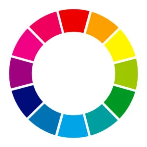 名入れノベルティ 印刷色の選び方　色相環