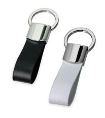 レザー&メタルキーリング