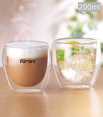 ブランジェリー メール・耐熱ダブルウォールグラス2Pセット