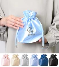 サテンキューブ巾着