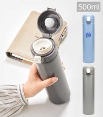 ワンプッシュ 真空保冷温ボトル500ml
