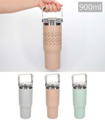 アンサンブル ストロー付2WAYタンブラー 900ml