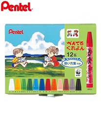 ぺんてるくれよん 12色