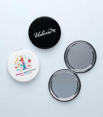 合皮コンパクトミラー ラウンド