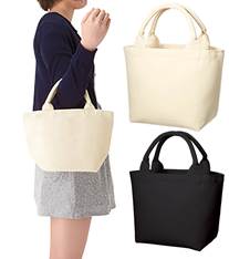 厚手キャンバスパイプハンドルトート