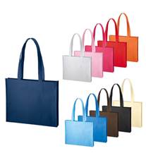 不織布A4ワイドスクエアトート