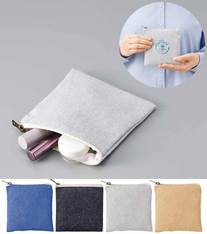 シャンブリックキャンバスフラットポーチ(SS)