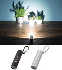 卒業記念品向け LED9灯カラビナ付ライト スムース TS-1281