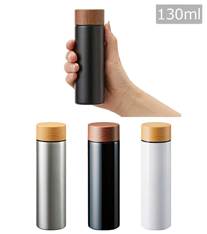 木目調サーモステンレスボトル 130ml