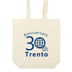 1色、2色シルク印刷のトートバッグサンプル画像