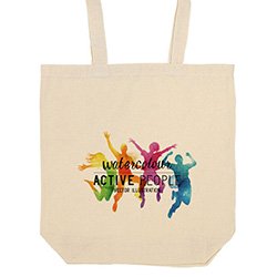 フルカラーインクジェット印刷のトートバッグサンプル画像