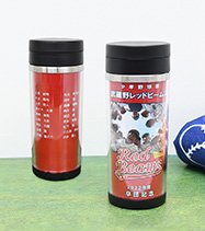 卒団・卒部記念品向け カスタムデザインステンレスボトル 350ml TS-0888