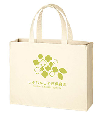 卒園記念品向け キャンバスカレッジトート(L)ワイド TR-0412